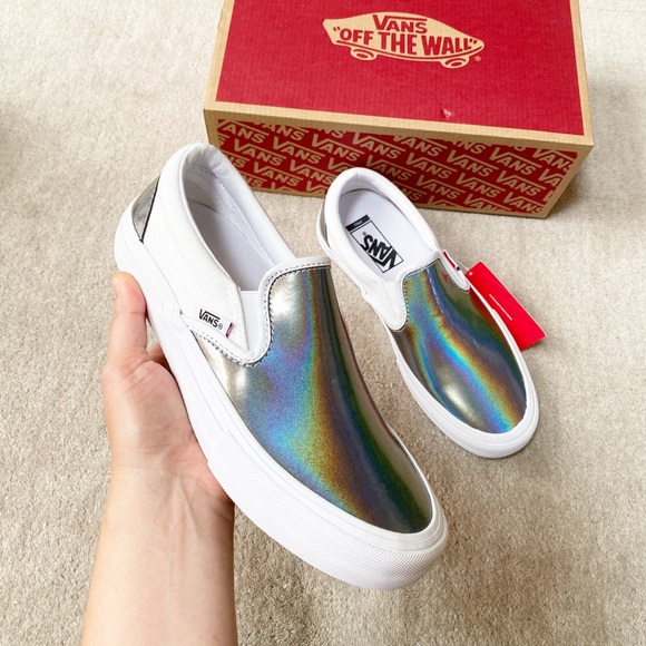 VANS Slip On Iridiscent Skate Shoes - Picture 3 of 10